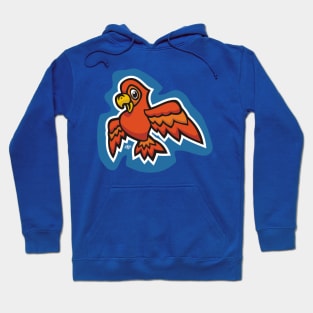 Little Red Parrot Hoodie